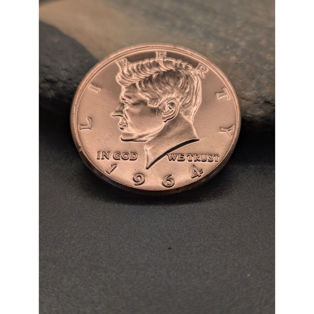 1 oz .999 Copper Round • Kennedy Design • UMM Finds NorCal